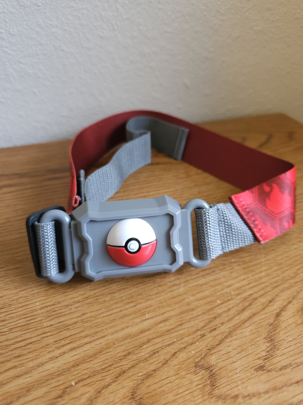 4/$10 Pokémon Adjustable Kids Belt Red Clip Buckle Or Velcro